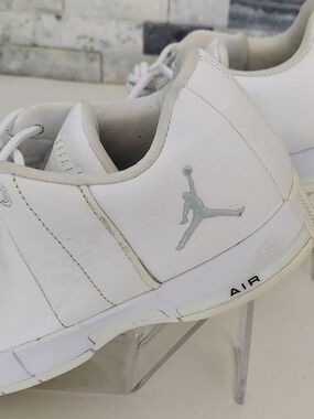 Nike Air Jordan White Leather Sneakers